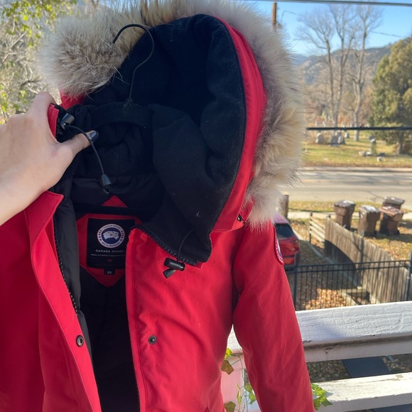 Canada Goose Jackets & Coats Red Womens Medium Canada Goose Long